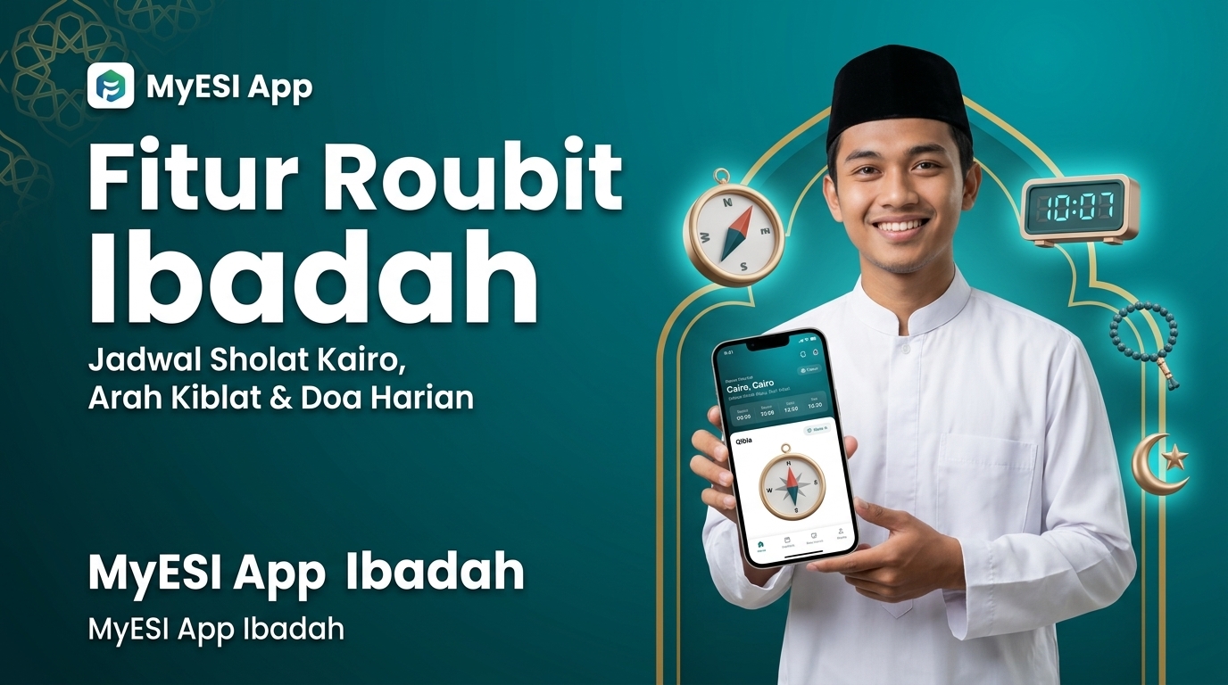 Fitur Roubit Ibadah: Jadwal Sholat, Arah Kiblat & Doa